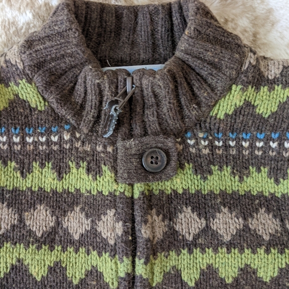 Janie & Jack cotton lined sweater. Size 6 - Picture 5 of 7